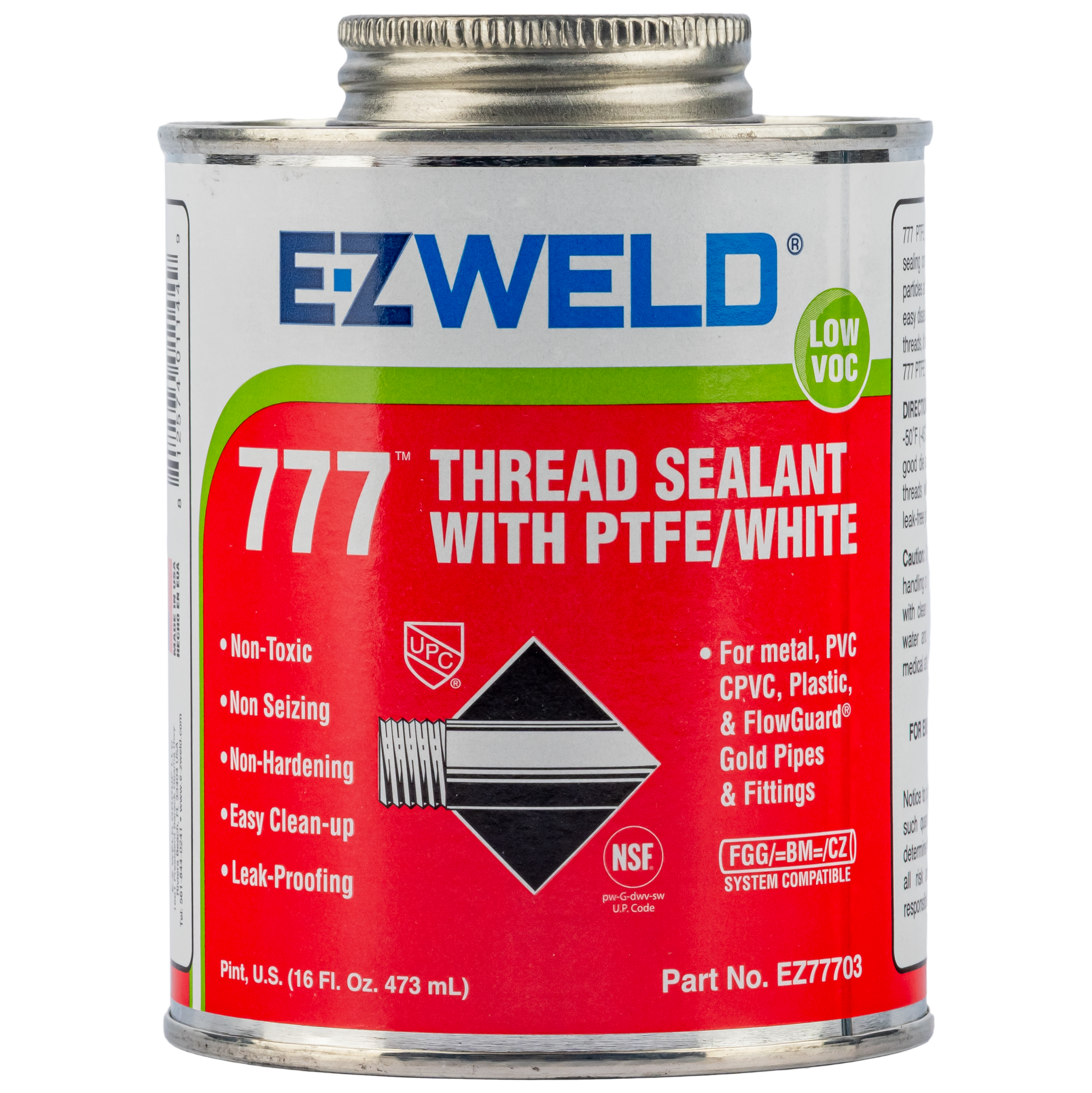 E-Z Weld&reg; 777 Thread Sealant with PTFE